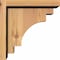 Ekena Millwork Mediterranean Smooth Corbel w/Backplate, Western Red Cedar, 7 1/2"W x 10"D x 10"H COR08X10X10MED01SWR - alternate 2